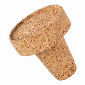 Promotional Cork bottle stop Helmut  brown  branded with your logo