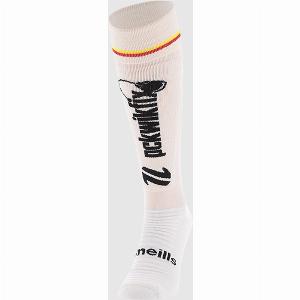ONeills Partick Thistle 2526 Away Football Socks Cream UK465