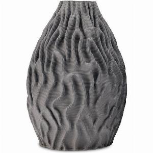 Nara Ceramic Vase  Dark Grey