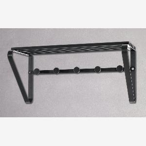 Wandgarderobe Galvarino in Schwarz Metall Maße 45x20x18 cm jetzt 3995 