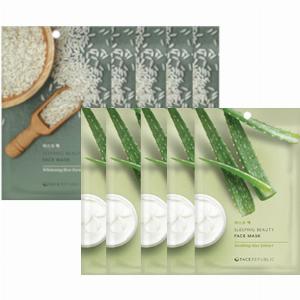 face republic Sleeping Beauty Face Mask 23ml Whitening Rice Formula 5ea Sleeping Beauty Face Mask 23ml Soothing