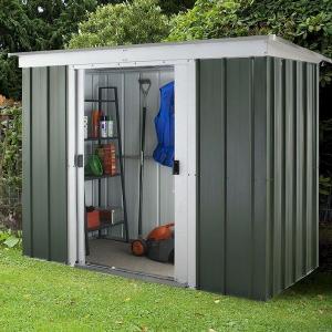 Yardmaster Emerald Pent 84GPZ Metal Shed 224 x 104m