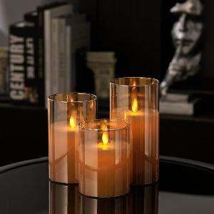 Enjoy 41 Discount on Luxurious LED Flickering Flame Candle Set with Remote