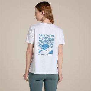 Craghoppers Womens National Trust Bistort Short Sleeved TShirt Seasalt