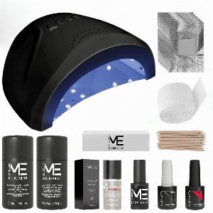 MESAUDA ME Kit Semipermanente Unghie Gel Polish Red Edition  Fornetto LED 48W Completo di Accessori