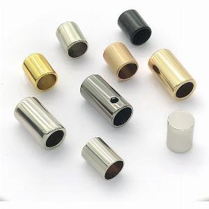 Alibaba Enjoy 10% Off Custom Metal Drawstring Rope Ends with Engraved Gold Logo