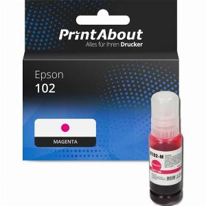 PrintAbout Druckerpatrone 102 T03R340 Magenta für Epson