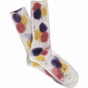 Anonymous Ism Scatter Dye Crew Socks Violet