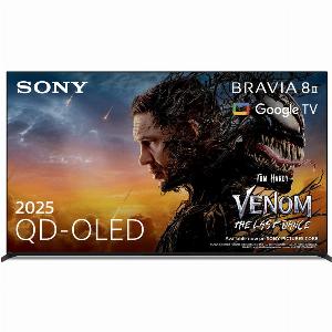Sony k55xr8m25bp 55 inch bravia 8 ii qdoled 4k ultra hdr smart google tv 2025