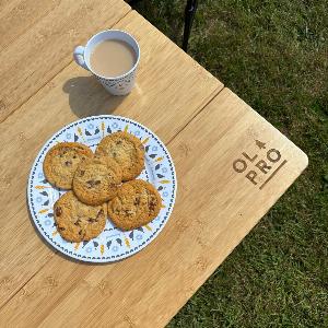 Enjoy 52 Discount on a Folding Bamboo Camping Table 90cm x 90cm