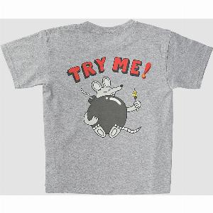 ALAB Try Me Kids TShirt ash