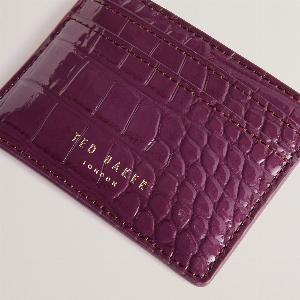 Ted Baker Coly CrocEffect Leather Cardholder