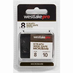 Westlake Kykatu Wide Gape MicroBarbed Size 8 Black Black