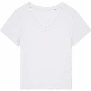 Organic Cotton VNeck TShirt  White