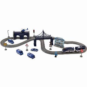 Teamsterz Police Service Rescue Train Set  66 Pieces Included