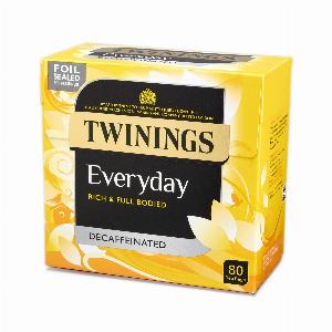 Twinings Everyday Tea  80 Tea Bags  All Natural Ingredients  Fragrant Everyday Black Tea  Biodegradable Tea Bag