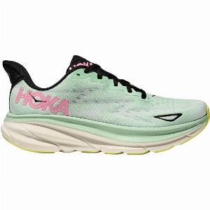 Chaussures Hoka Clifton 9 Vert Rose SS25 Femme Taille EU 38