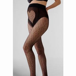 Hunkemöller Maternity Tights 15 Denier Dots Black