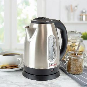Enjoy 20 Off 17L Cordless Kettle in Brushed Steel  3000W Fast Boil