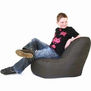 Kids Faux Leather Seat Bean Bag