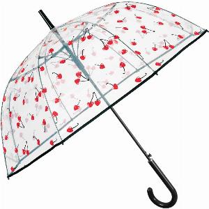 Ombrello Trasparente con Ciliegie