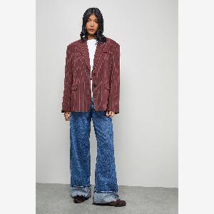 Warehouse Womens Gathered Waist Boxy TShirt in White Size 14