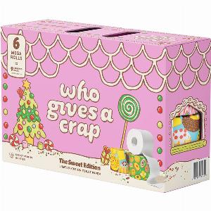 Enjoy 15 Off Who Gives a Crap Sweet Edition Limited Christmas Bamboo Toilet Paper  6 Mega Rolls