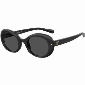Chiara Ferragni Junior CF 7028S 807IR Outlet sunglasses Plastic Black Grey Geometric Normal