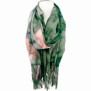Grüner Cashmere Winterschal für Damen  180 x 70 cm jetzt nur 1190