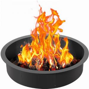 VEVOR Fire Pit Ring 40Inch Outer36Inch Inner Diameter 85inch Height Fire Pit Insert Heavy Duty Carbon Steel Liner DIY Campfire Ring above or InGround for Outdoor Camping Bonfires