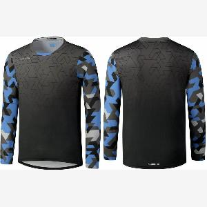 59 Rabatt auf MTB Shimano Myoko Langarmtrikot für Herren in SchwarzBlau