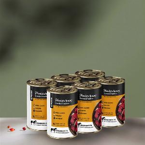 Pferdeschmaus 6 x 400g Nassfutter für Hunde  hypoallergen nur 1795 