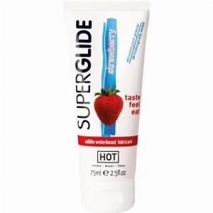 HOT Edibles Superglide Gleitgel 75ml Erdbeere jetzt nur 1231  5  Rabatt