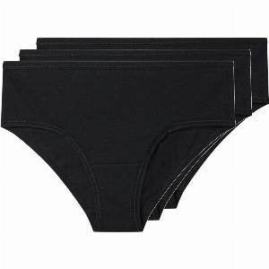 esmara Lot de 3 hipsters femme noir L4244