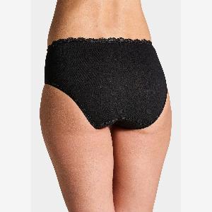 Ensemble de 2 slips en coton et élasthanne  noir  Taille 48 20  50 