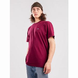 Vans Left Chest Logo TShirt burgundy
