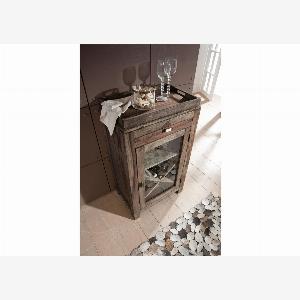 Étagère à vin 60x40 Palissandre huilé Gris taupe NATURE GREY 94
