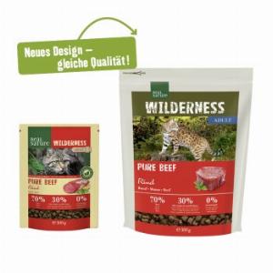 REAL NATURE WILDERNESS Trockenfutter für Katzen Erwachsene Pure Beef 300 g jetzt nur 369 