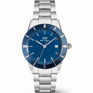 Daniel Wellington Iconic Paradigma Arctic Blue Sunray Dial Stainless Steel Strap Mens Watch DW00100820