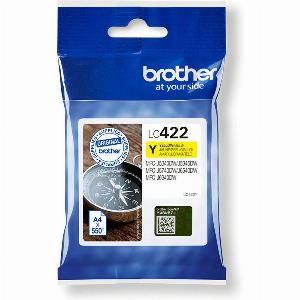 Brother LC422Y ink cartridge 1 pcs Original Yellow
