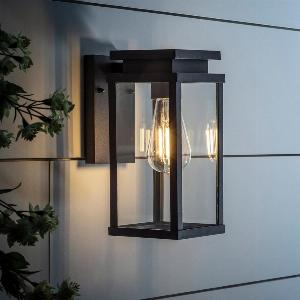 Applique Extérieure Ebony Façon Lanterne