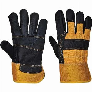 Portwest Heavy Duty Furniture Hide Rigger Gloves Yellow XL