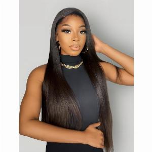 Nadula Flash Sale Straight Hair Wig 4x075 T Part And 13x4 Pre everything Invisible Lace Put On And Go Human Hair Wigs