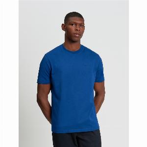 Embroidered Logo Tee Royal Blue