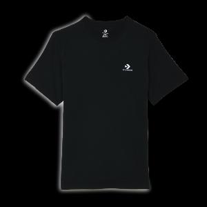 Tee Shirt Star Chevron Embroidered Noir