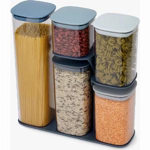 Promo 50% de réduction sur le Set de 5 Pots de Rangement Joseph Joseph Bleu