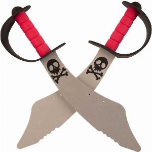 Get 44 Discount on Pirates Foam Cutlass  Twin Pack of Pirate Swords