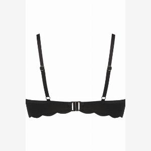 Hunkemöller Scallop Bikinioberteil Schwarz Nur 10  statt 3699