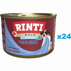 47 Rabatt auf RINTI Gold Junior Mini Geflügel für kleine Welpen 24x185 g