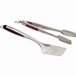 Zweiteiliges EdelstahlGrillset für perfekte Grillabende